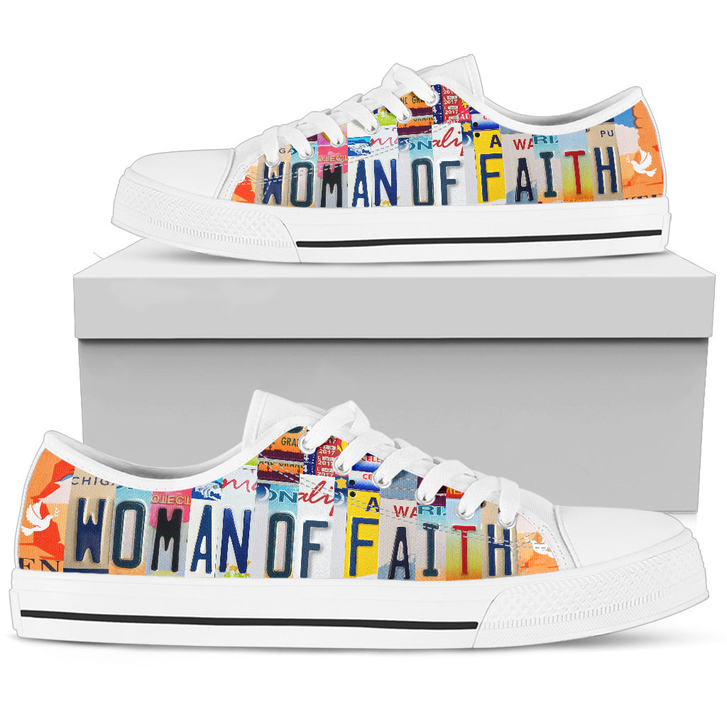 Woman Of Faith Low Top - TrendifyCo