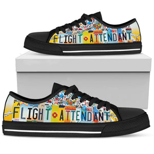 Flight Attendant - Custom Low Top Shoes