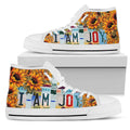 I am Joy License Plate Sneakers