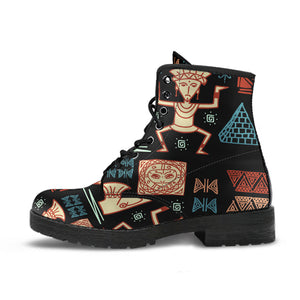 Aztec Tribal Vegan Boots