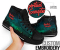 Spiritual Gangster High Top Embroidery - TrendifyCo