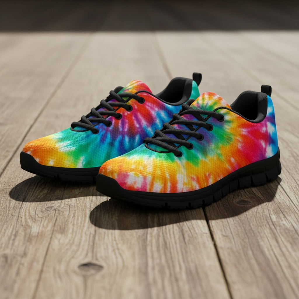 Tie-Dye Running Shoes - TrendifyCo