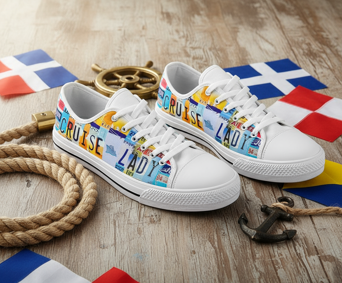 Cruise Lady License Plate Shoes - TrendifyCo