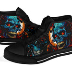 Halloween Skull Custom High Top Shoe