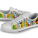 Beach Girl License Plate Shoes
