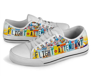 Flight Attendant - Custom Low Top Shoes