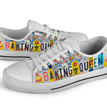 Baking Queen License Plate Shoes