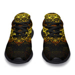 Golden Mandala Sport Sneakers