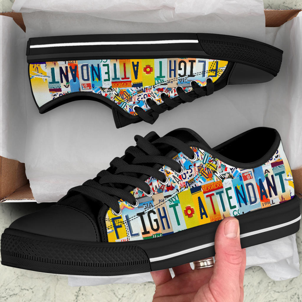 Flight Attendant - Custom Low Top Shoes