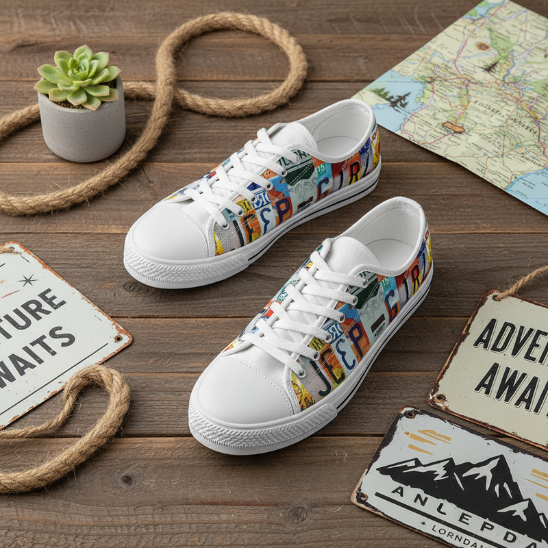 Jeep Girl Women's Low-Top Canvas Shoes - TrendifyCo