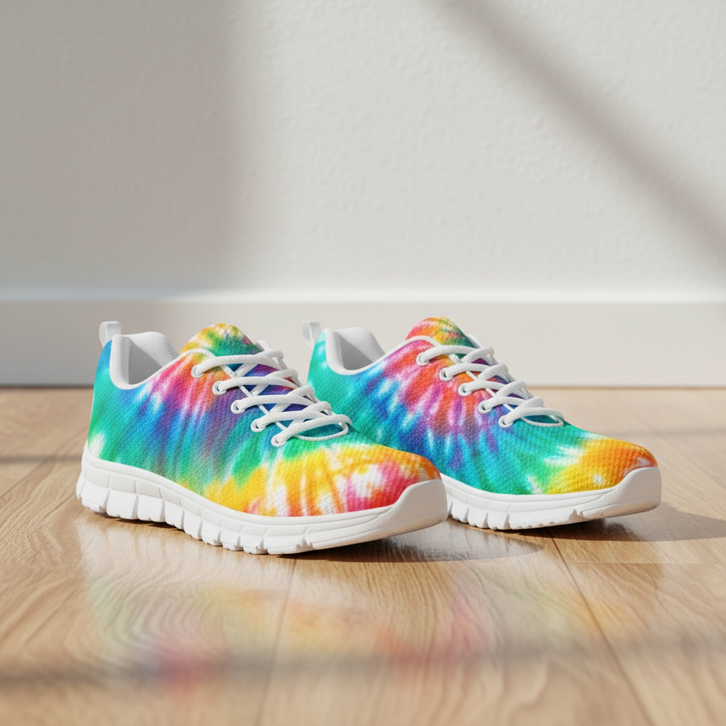 Tie-Dye Running Shoes - TrendifyCo
