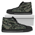 Camo Skulls Women's High Tops - TrendifyCo