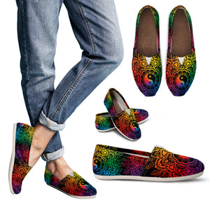 Chakra Mandala Handcrafted Casual Shoes - TrendifyCo