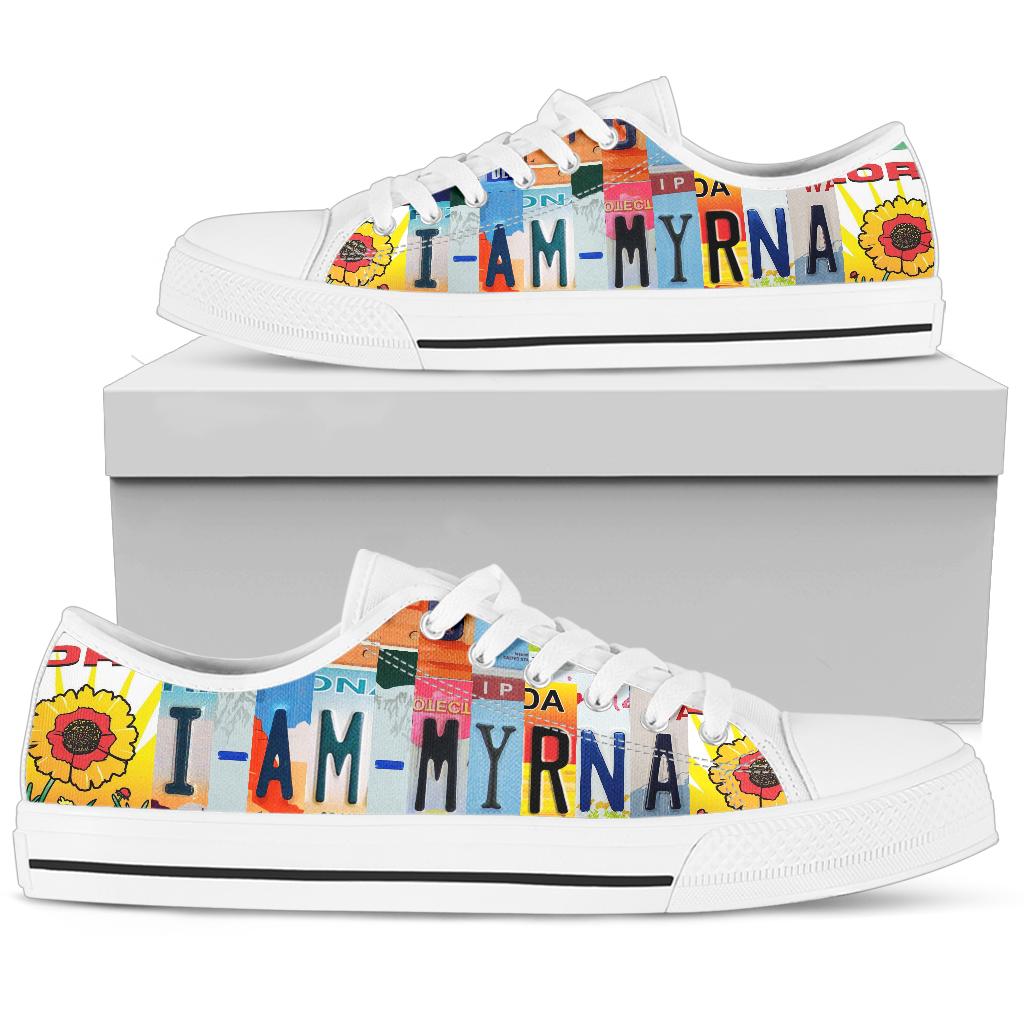 I Am Myrna Custom Low Top