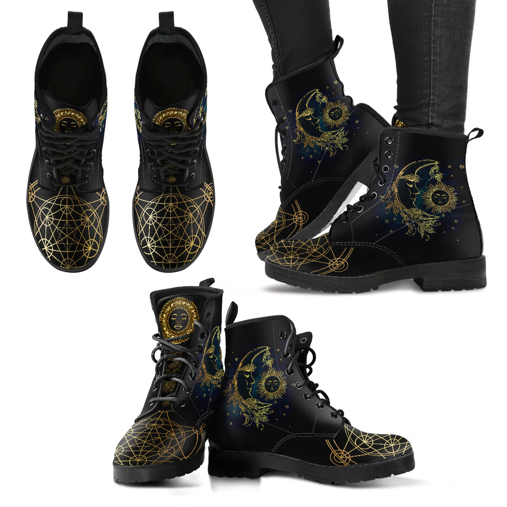 Sun & Moon Women's Leather Boots - TrendifyCo