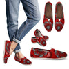 Red Elephant Mandala Om Women's Casual Shoes - TrendifyCo