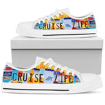 Cruise Life License Plate Shoes