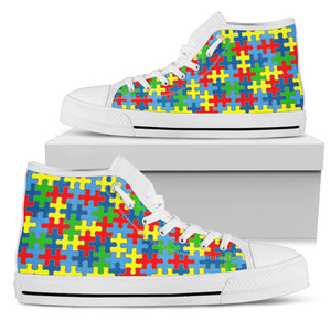 Autism Awareness High Top Shoes - TrendifyCo