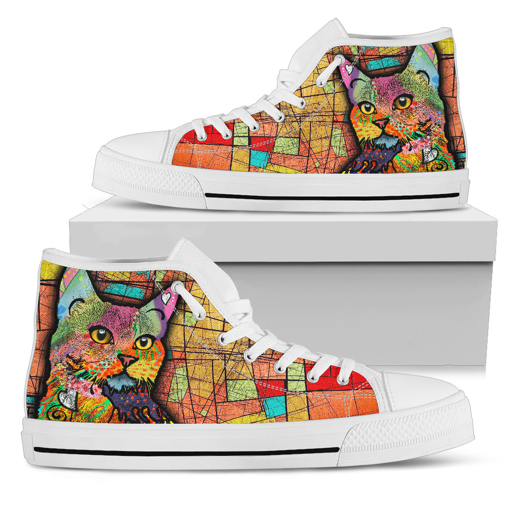 Cat Women's High Top - TrendifyCo