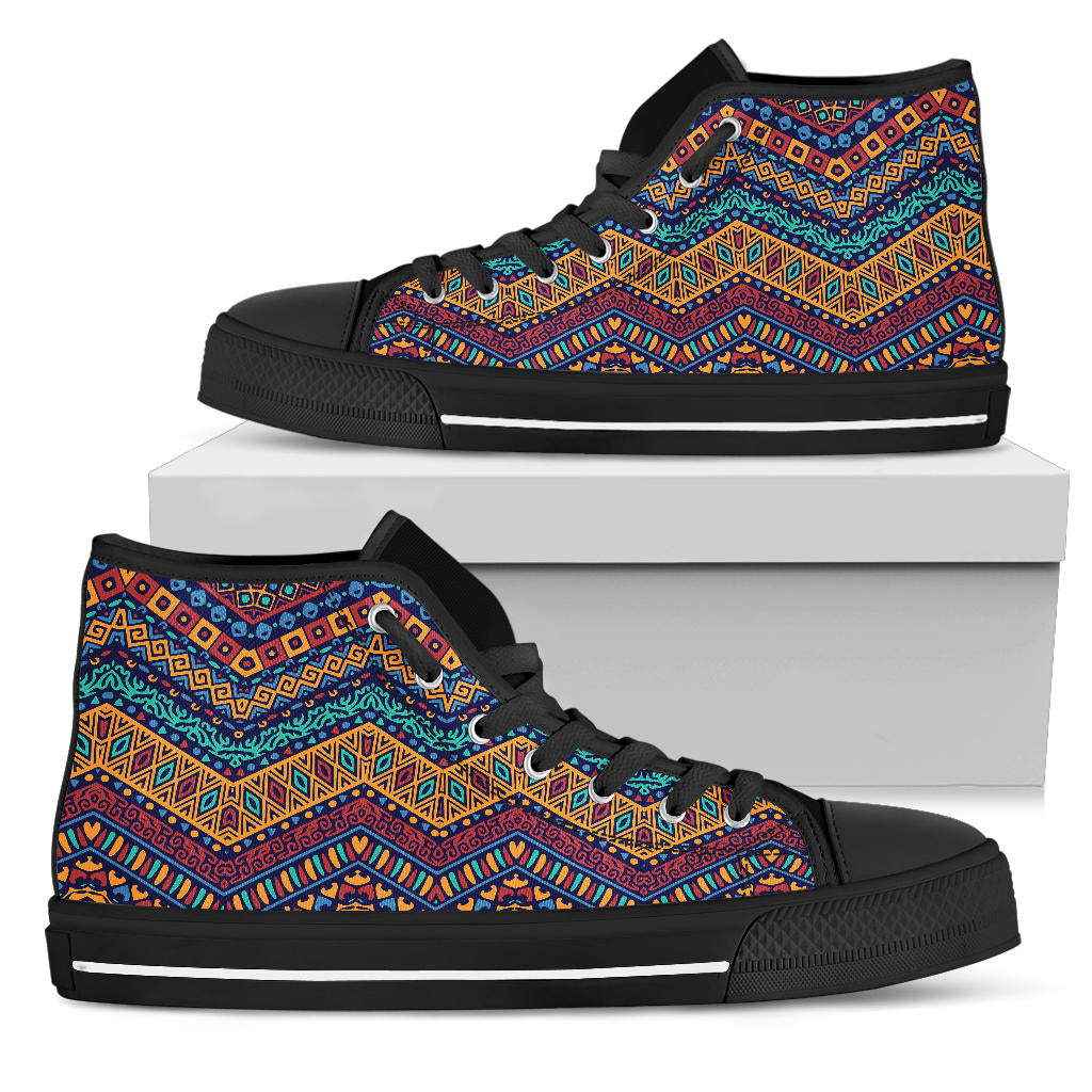 Ethnic Pattern High Top - TrendifyCo