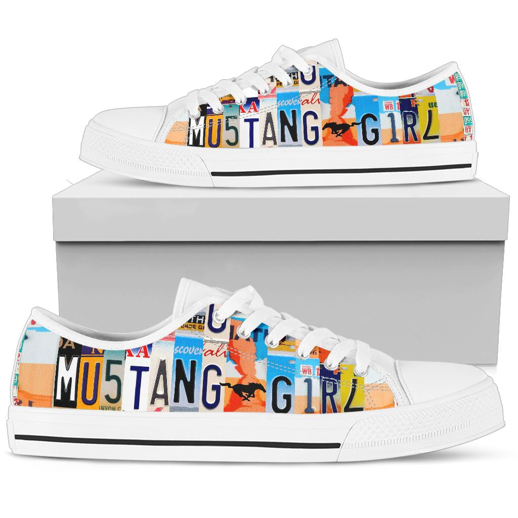 Mustang Girl Low Top Shoes - TrendifyCo