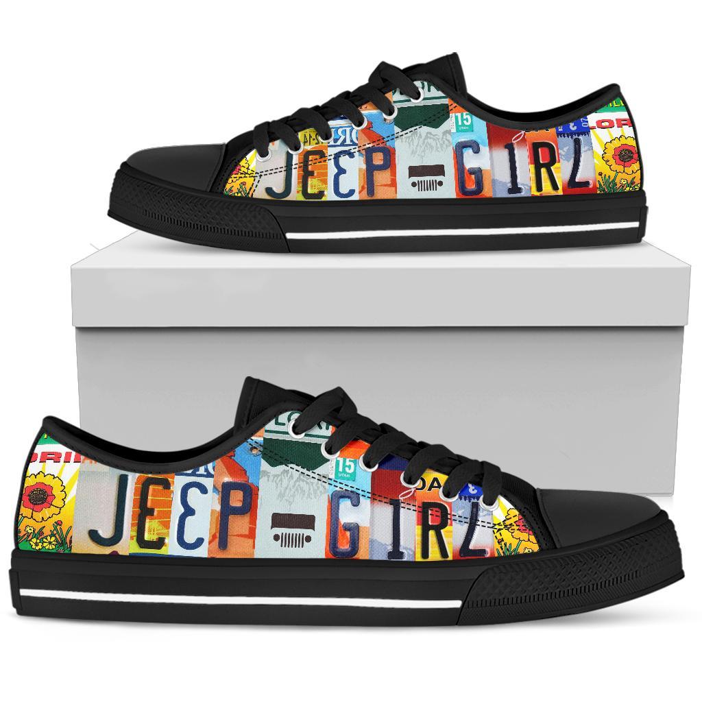 Jeep Girl Low Top License Plate Shoes – TrendifyCo