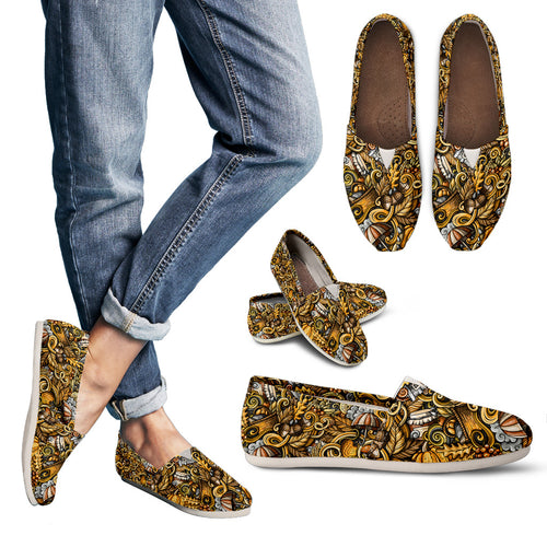 Casual Yellow Abstract Hippie Bohemian - TrendifyCo