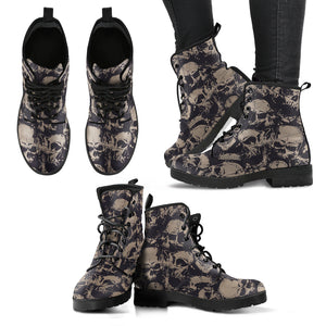 Skull 4 Handcrafted Boots - TrendifyCo