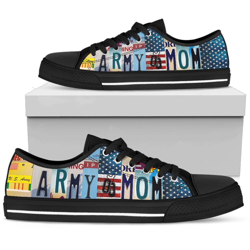 Army Mom Low Top Shoes