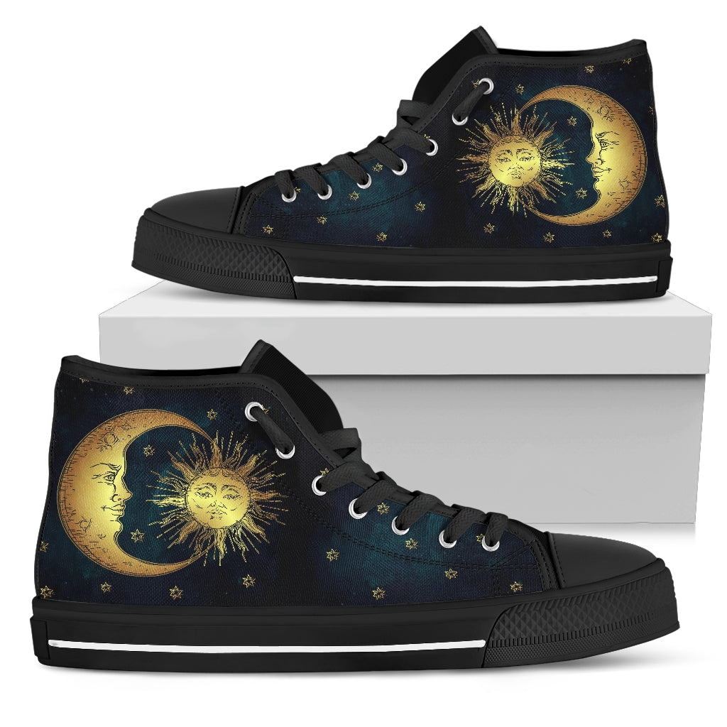 Sun and moon high top - TrendifyCo