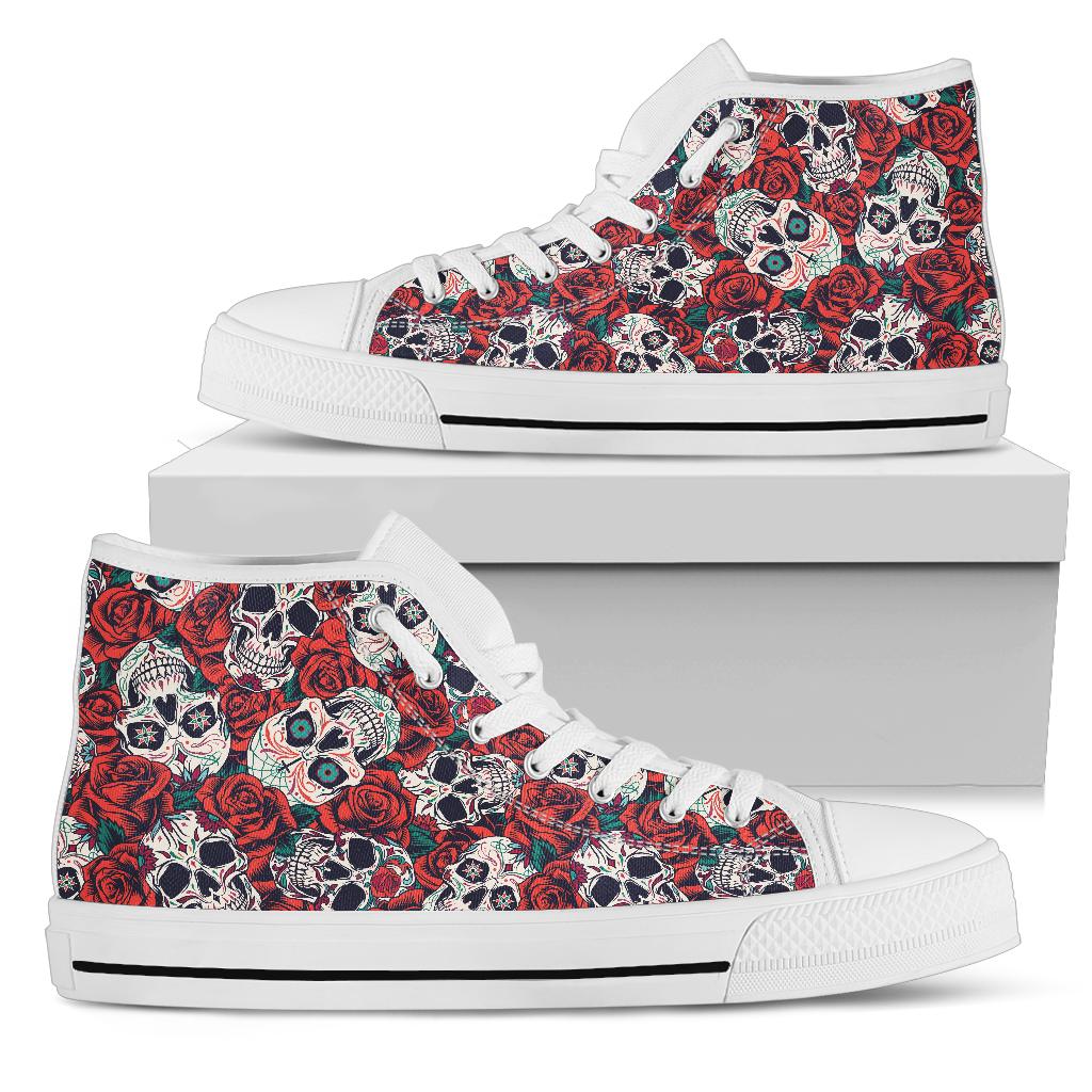 Skulls And Roses - High Tops