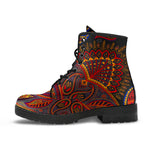 Paisley Mandala - Vegan Leather Boots