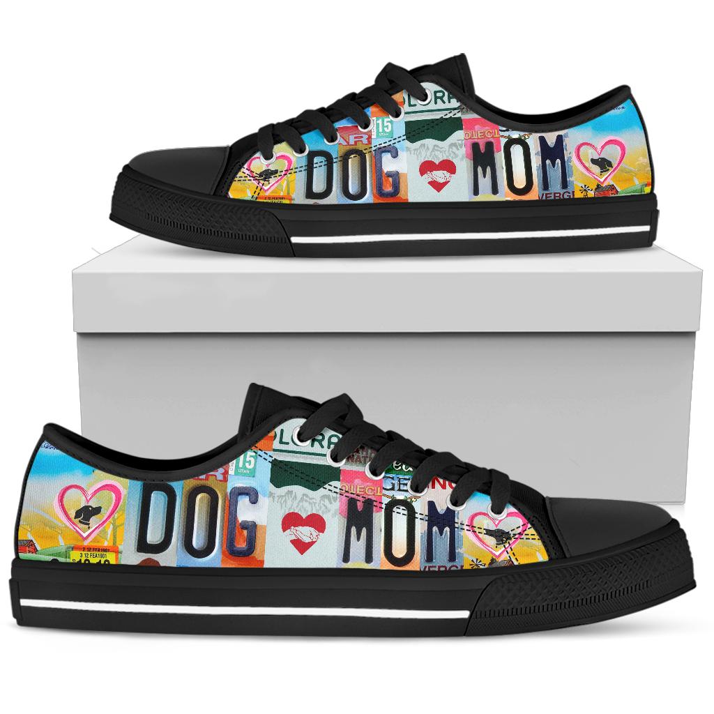 Dog Mom License Plate Shoes