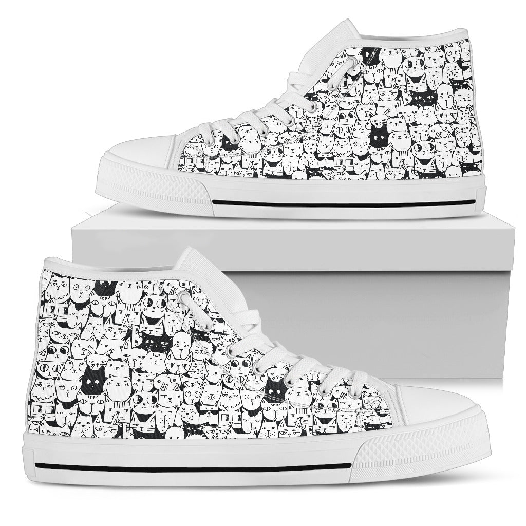 Cats Women's High Top - TrendifyCo
