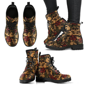 Skull 5 Handcrafted Boots - TrendifyCo