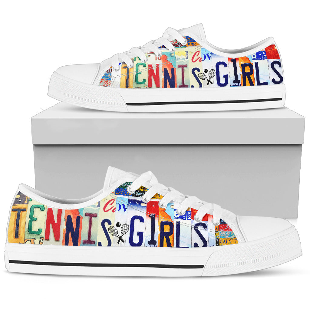 Tennis Girl Low Top Shoes - TrendifyCo