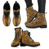 Hippie Sunflower Handcrafted Boots - TrendifyCo