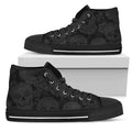 Dark Sugar Skull Shoes Women's High Top - TrendifyCo