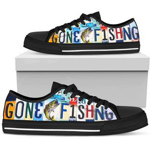 Gone Fishing Low Top Shoe - TrendifyCo