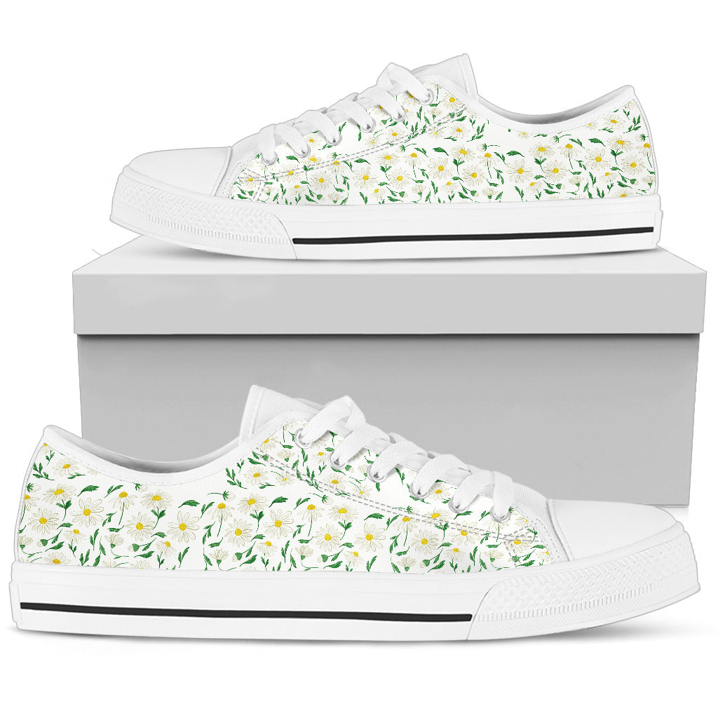 Chamomile Flowers Low Top - TrendifyCo