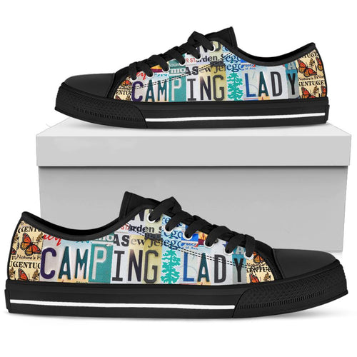 Camping Lady Low Top Shoes - TrendifyCo
