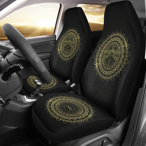 Dragonfly Mandala - Car Seat Covers