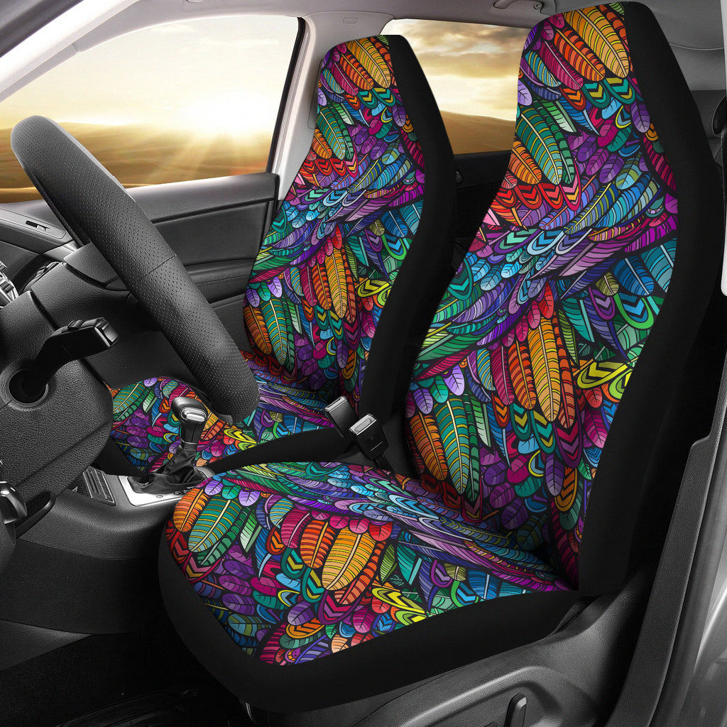 Boho Feathers Seat Covers - TrendifyCo