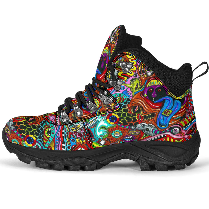 Psychedelic Alpine Boots - TrendifyCo