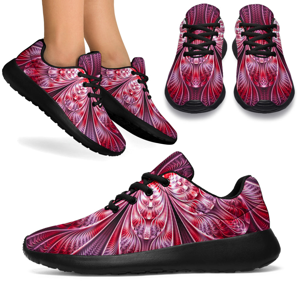 Fractal Flower Sport Sneakers - TrendifyCo