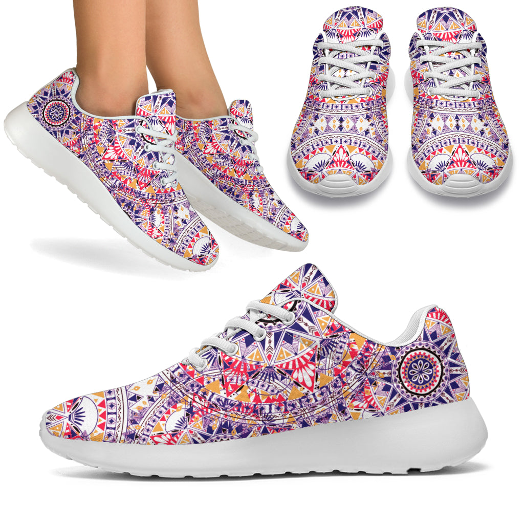 Colorful Mandala Sport Sneakers - TrendifyCo