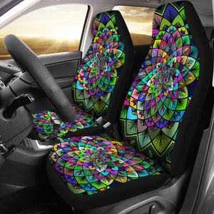 Colorful Mandala Car Seat Covers