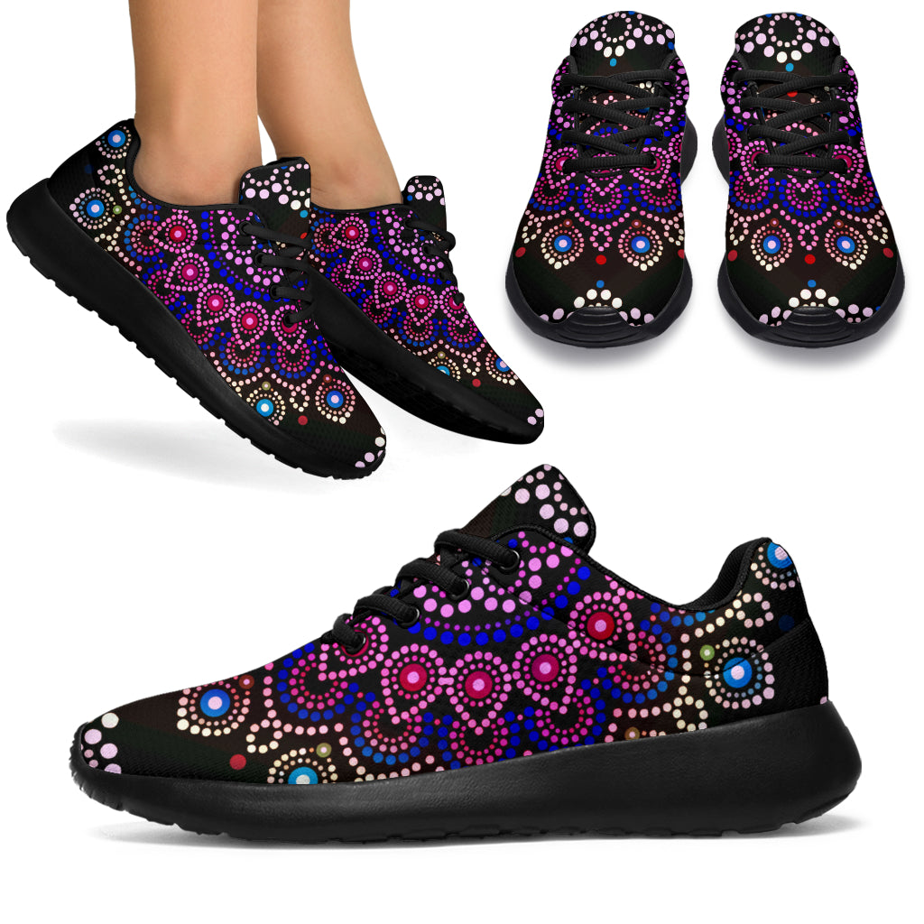 Mandala Dots Sport Sneakers - TrendifyCo