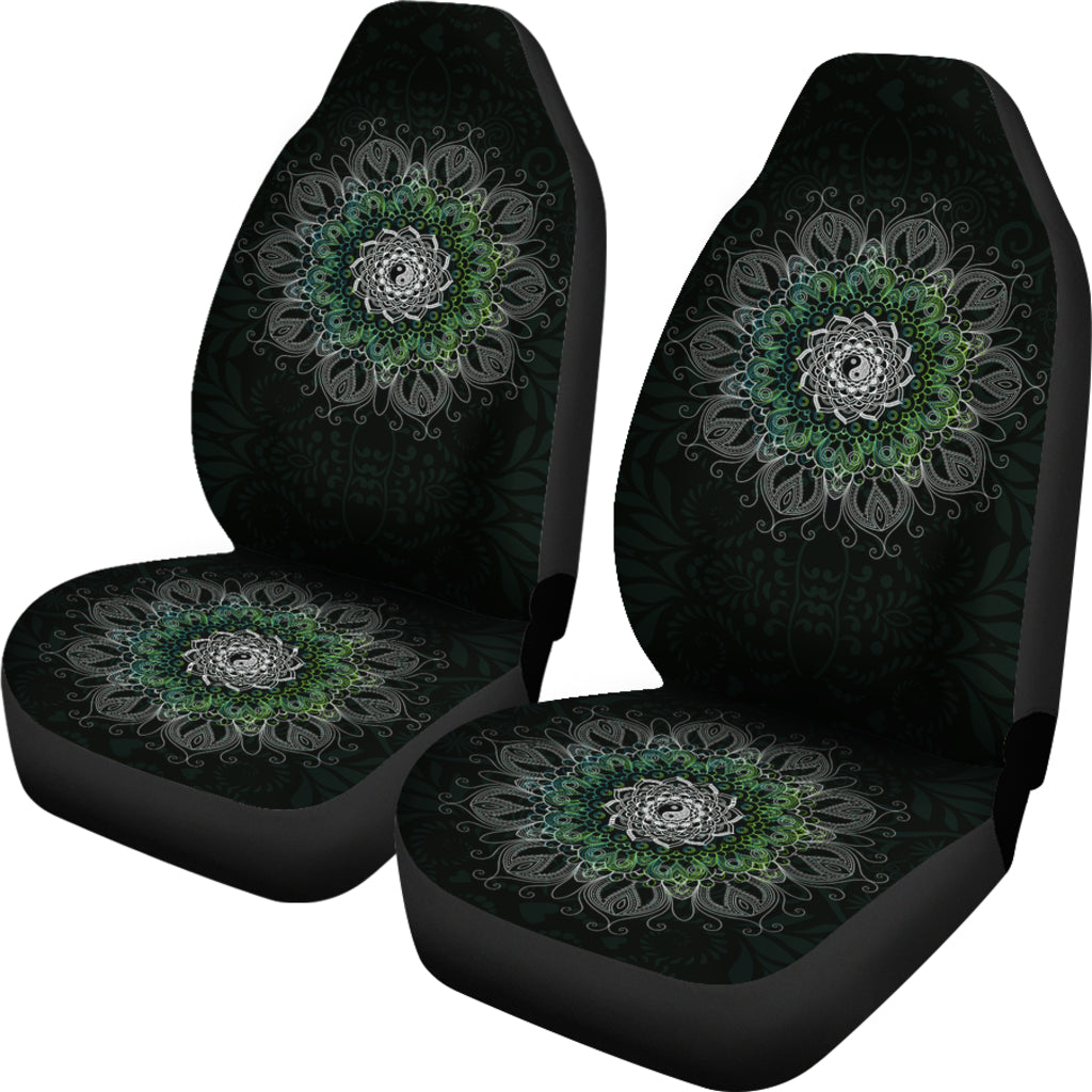 Yin Yang Mandala Car Seat - TrendifyCo