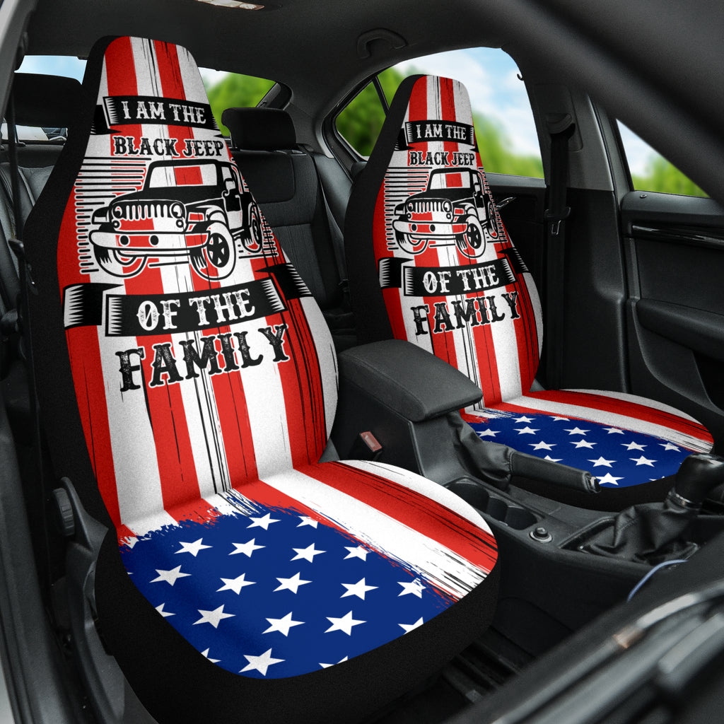 I Am The Black Jeep Car Seat Covers